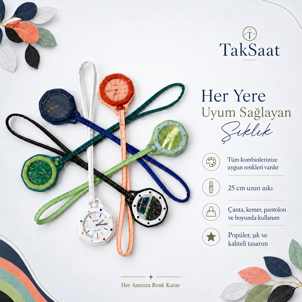 Seramik Askılı Saat