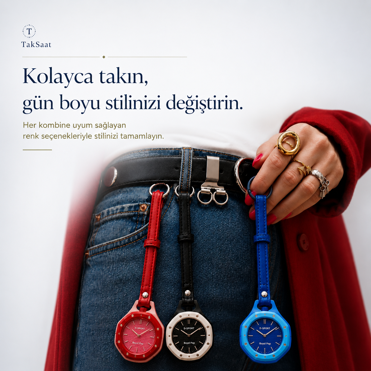 Seramik Askılı Saat